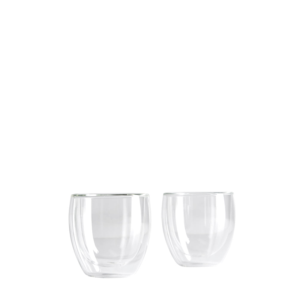 
                  
                    double walled glasses
                  
                