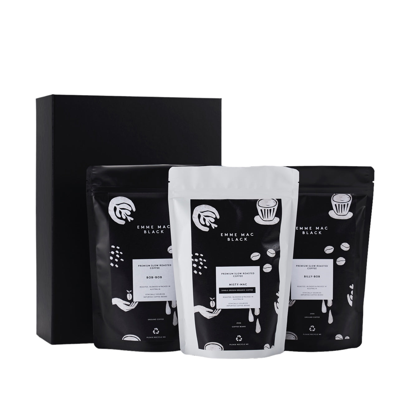 Emme Mac Black Coffee Lovers Gift Box