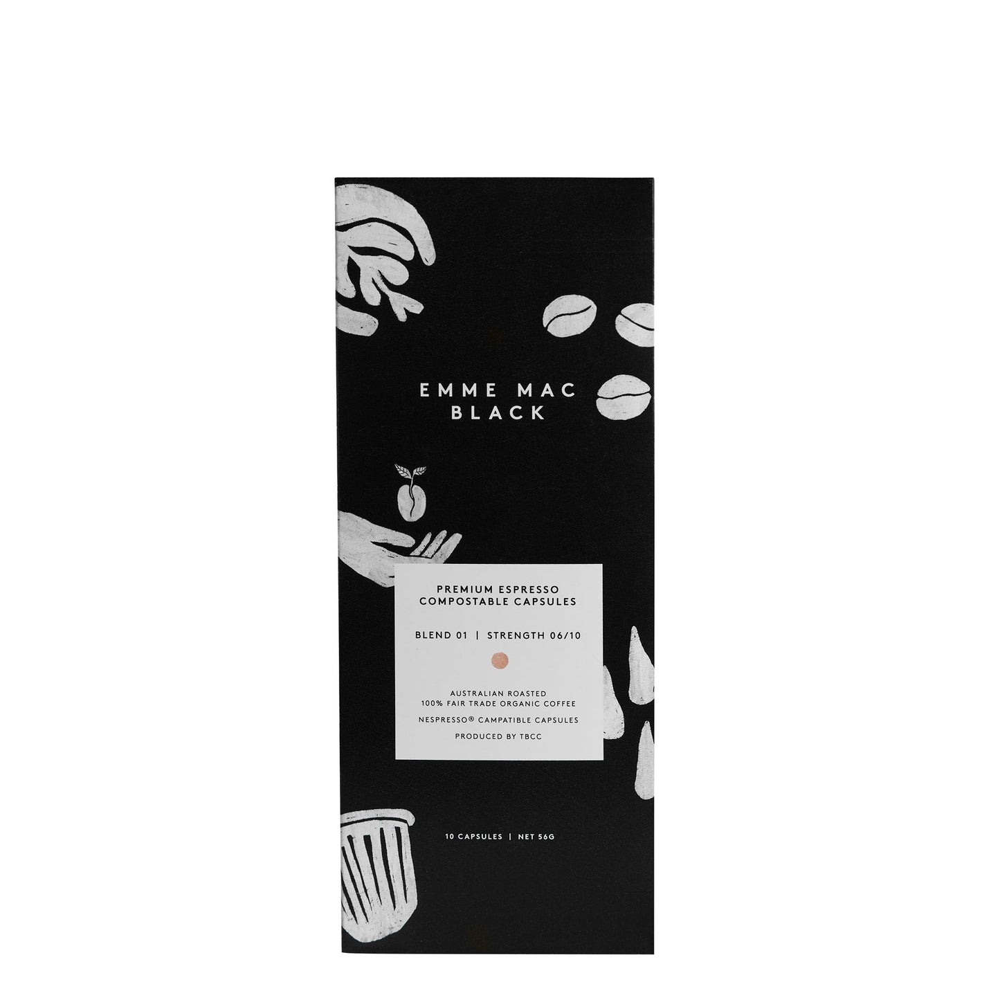 Billy-Bob Sustainable Coffee by Emme Mac Black